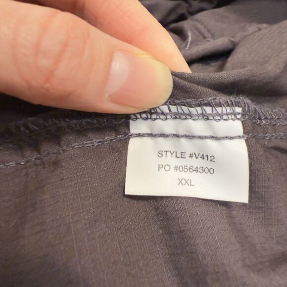 Vuori Climber Pants Mens XXL Charcoal Gray Slim Fit Ripstop Elastic Waist - Picture 16 of 16